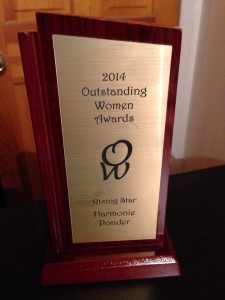 Harmonie Ponder recipient of Rising Star Award from Outstanding Women Awards