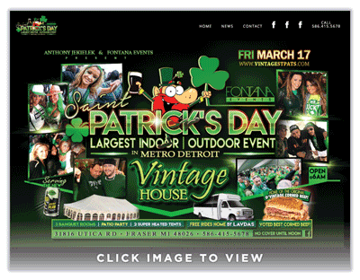 Vintage House St. Patricks Day